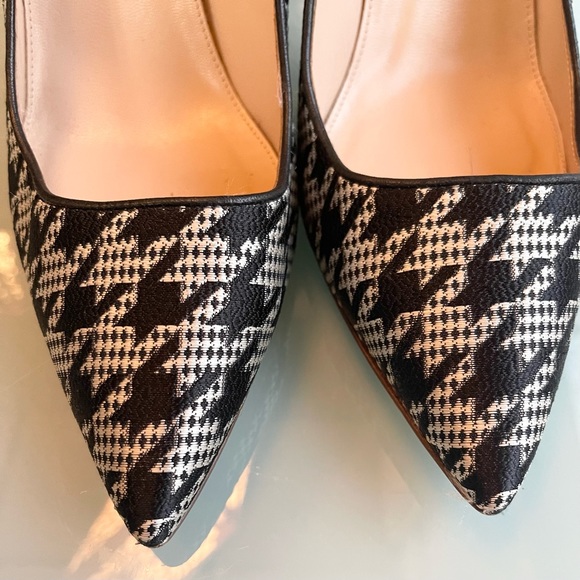 J. Crew Roxie Houndstooth Heels Size 11 - Picture 6 of 8